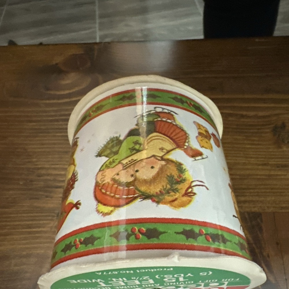 Paper Decotrim Gift Wrap/Home Decorating Trim Roll 15 ft 2 7/8 in 877A